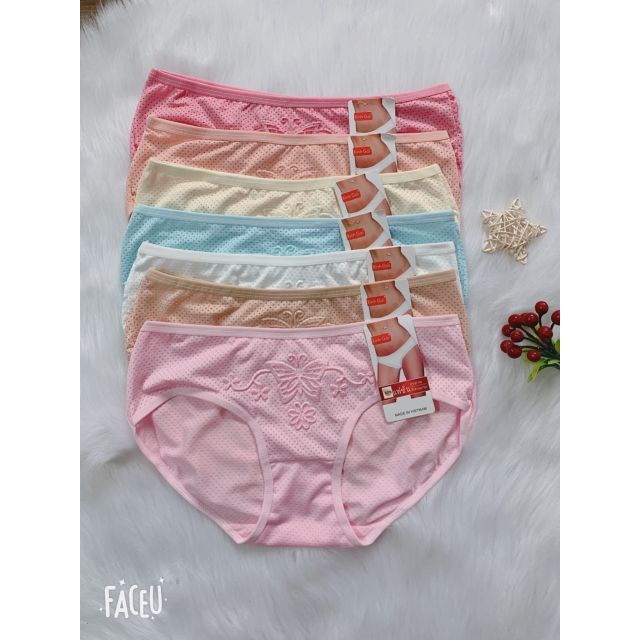 Quần lót nữ , quần lót thông hơi kháng khuẩn form sie 40-57kg (sỉ lẻ) | BigBuy360 - bigbuy360.vn
