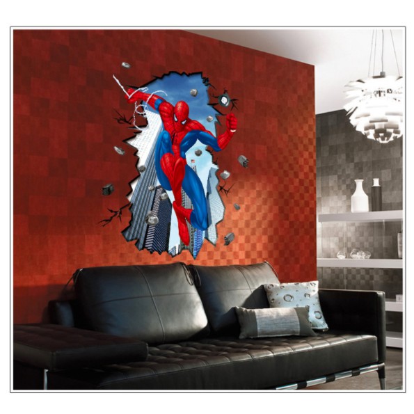 Decal trang trí tường Người nhện spider-man 1