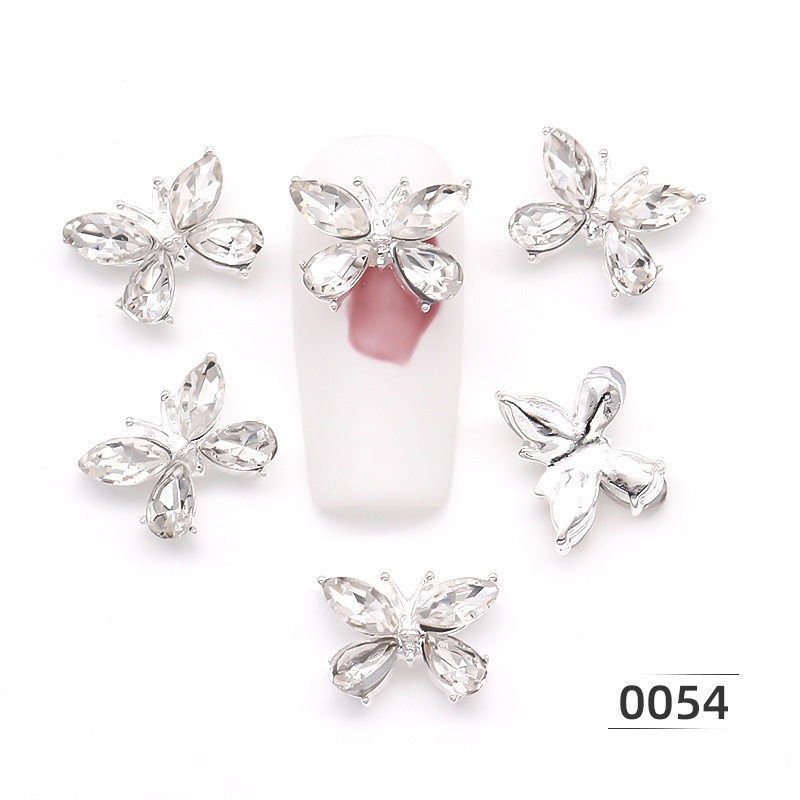 Miếng Dán Trang Trí Móng Tay Bằng Hợp Kim Phong Cách Nhật Bản Thời Trang