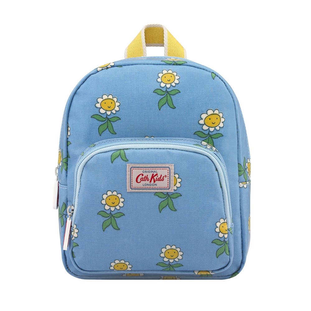 Cath Kidston - Balo trẻ em Kids Mini Backpack Petal Flowers - 994699 - Blue Grey