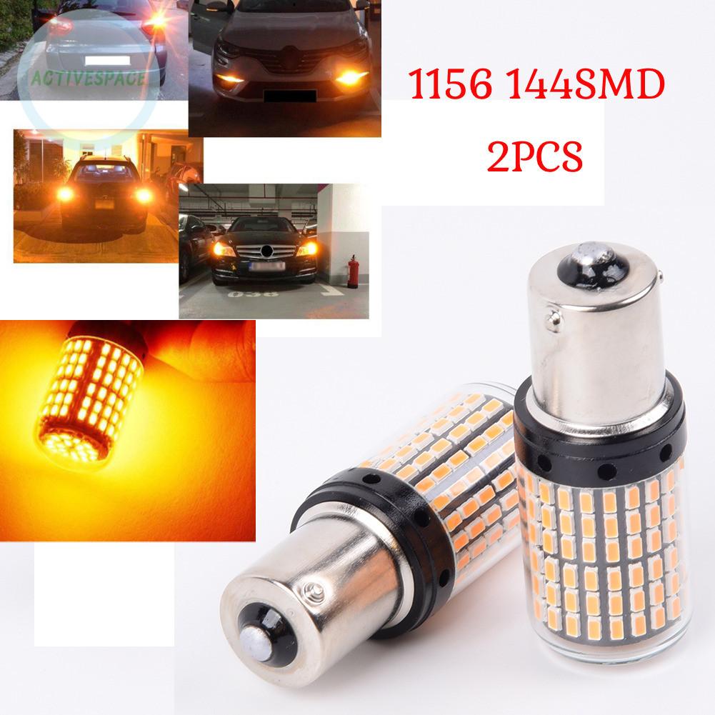 Bộ 2 Đèn Xi Nhan Màu Hổ Phách 1156 Smd Py21W 3400lm