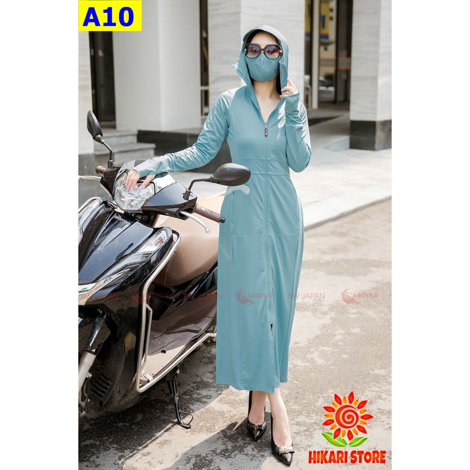 Áo choàng chống nắng 2 lớp Cardina CHÍNH HÃNG - Làm mát, chống tia UV | BigBuy360 - bigbuy360.vn