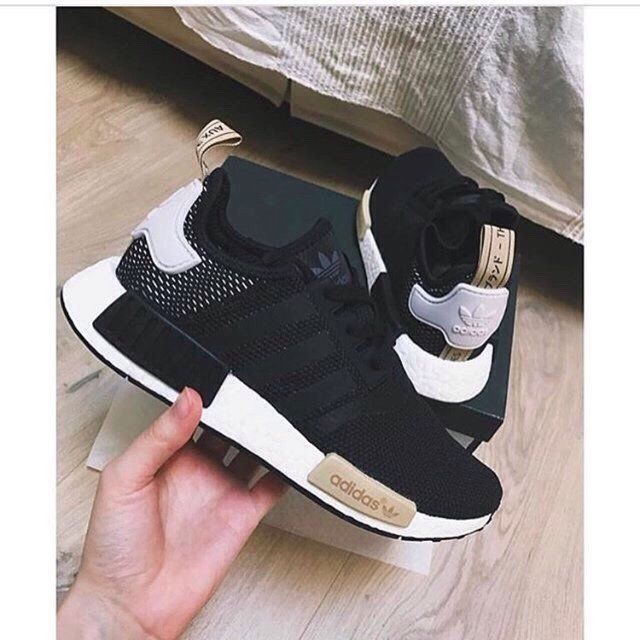 [Có sẵn] giày adidas Nmd black lce purple