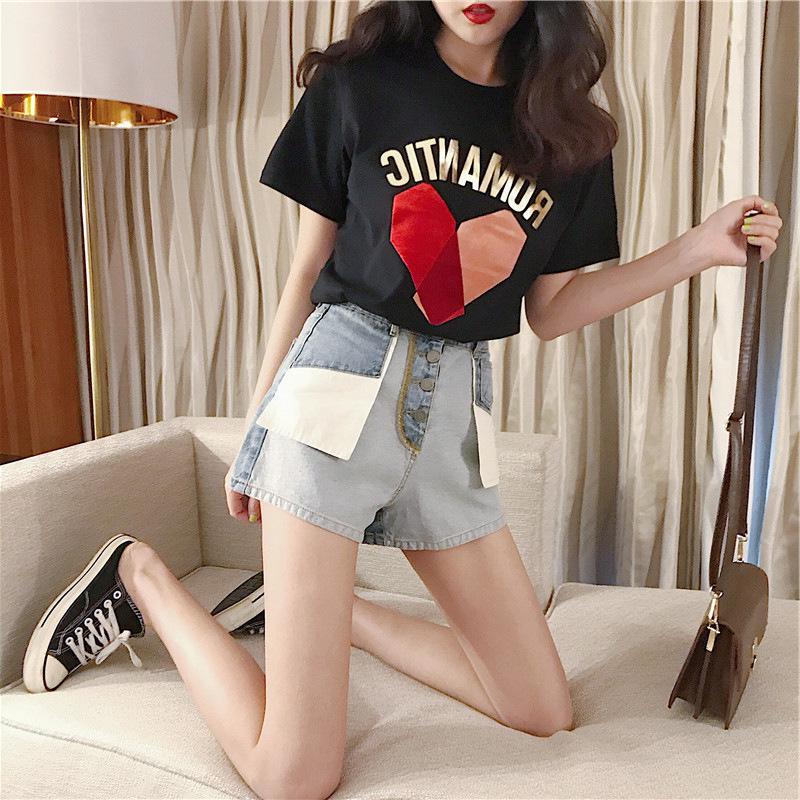 Set áo thun ngắn tay + quần dài thời trang theo phong cách hàn quốc dành cho nữ