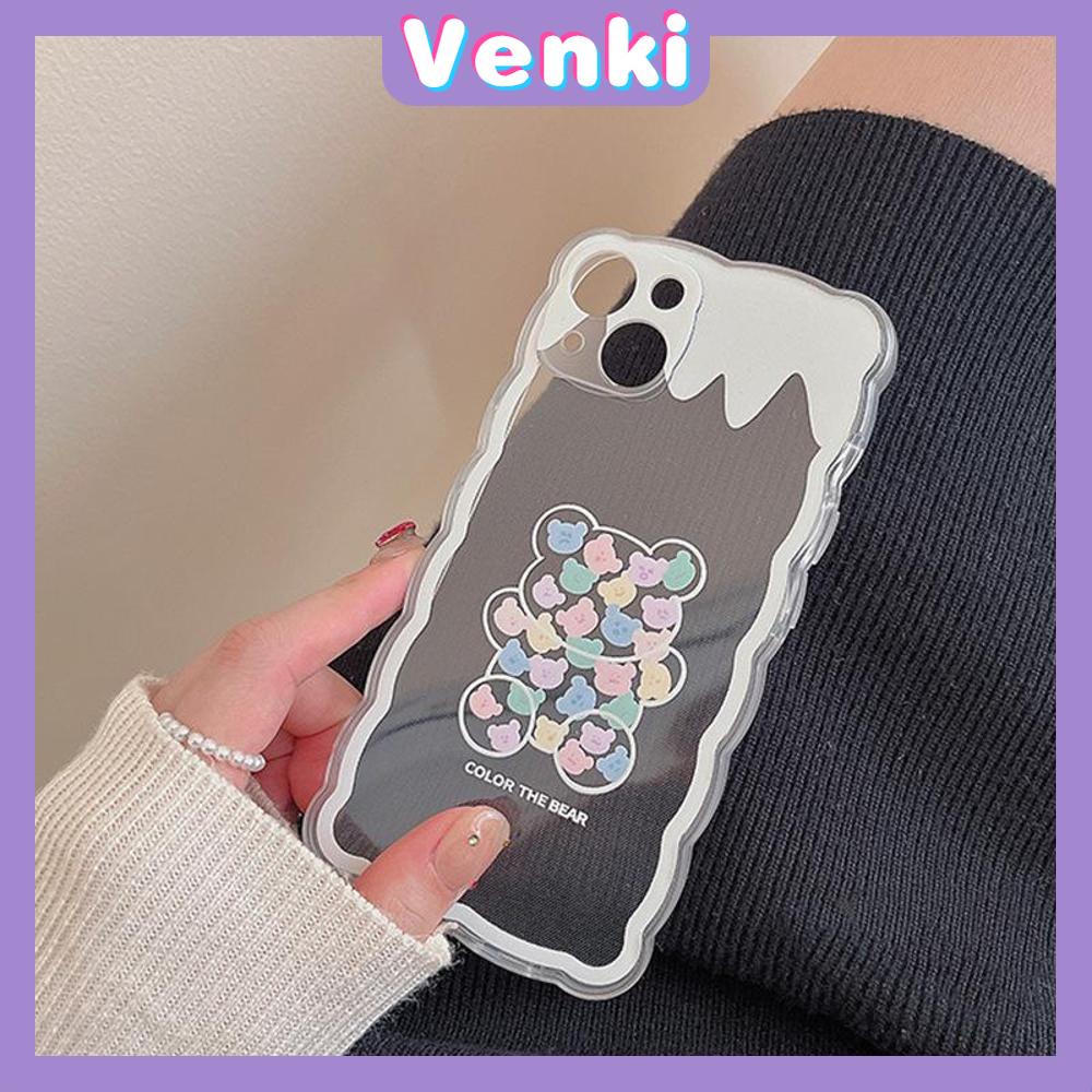 Ốp Điện Thoại Silicon Mềm Chống Trượt Chống Sốc In Hình Gấu Trắng Cho iPhone 13 Pro Max 12 Pro Max 11 7 Plus