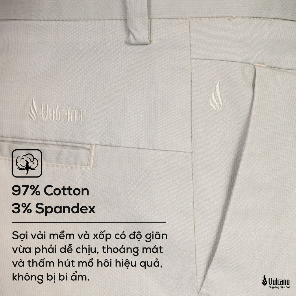 Quần short nam Vulcano cotton -1001