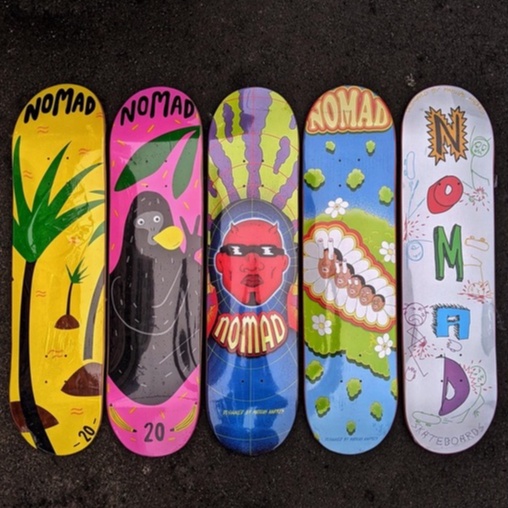 Mặt Ván Trượt Skateboard Chuyên Nghiệp Châu Âu hãng NOMAD