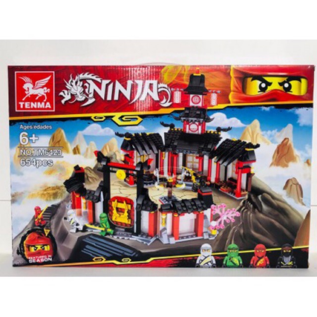 Lắp Ráp Xếp Hình Lego Ninjago Movie 70670 Lepin 06098 TM 6423: Đấu Trường Luyện Tập