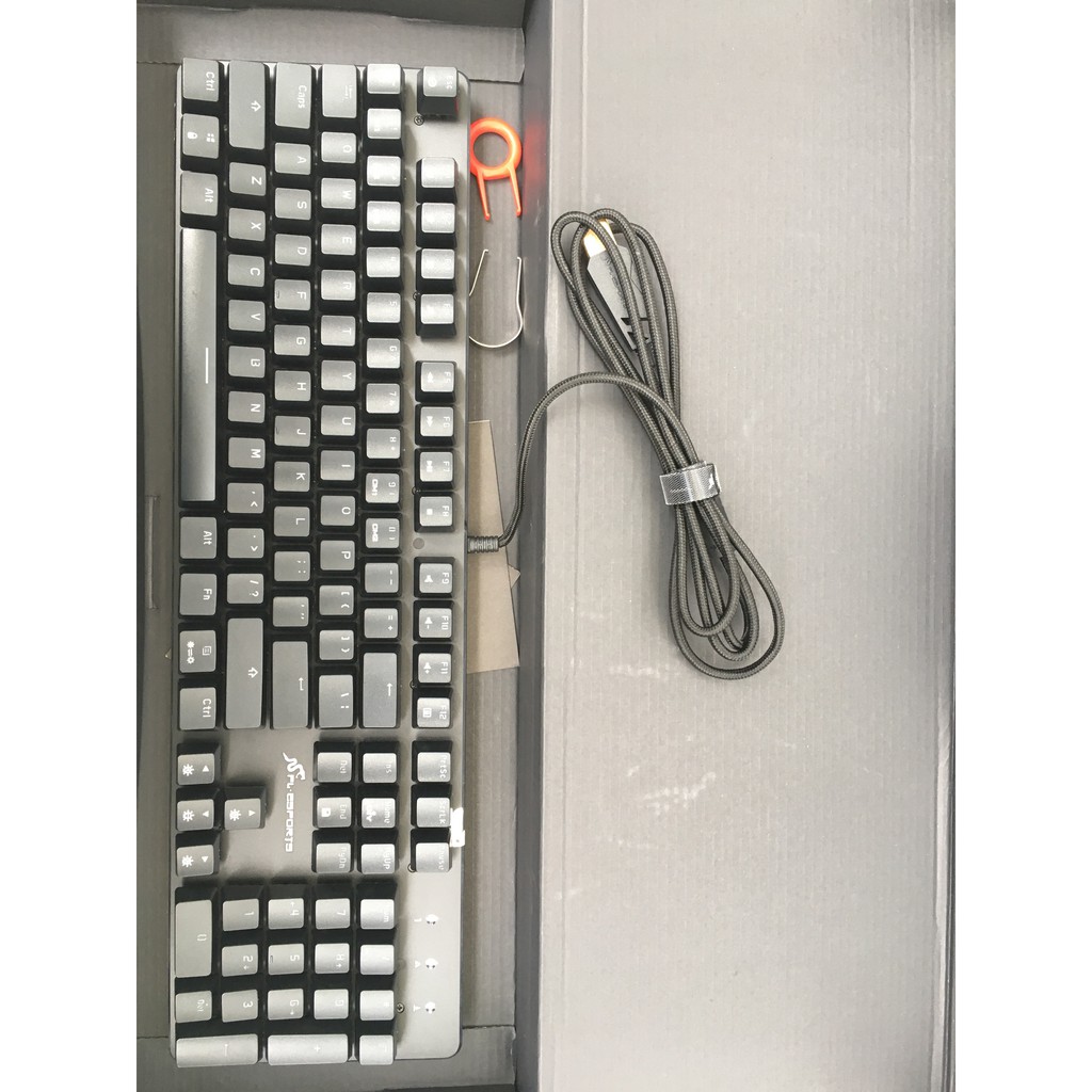 Bàn Phím Cơ-Bàn Phím Cơ Black Swich Cao Cấp FL Esports đen Led K180