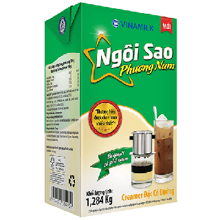 Combo 2 hộp sữa đặc ngôi sao phương nam hộp giấy 1284g