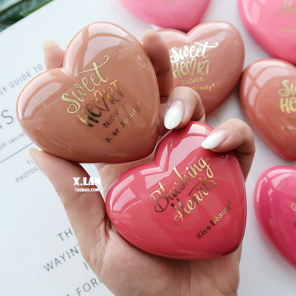 Phấn Má Tông Cam Thời Thượng Kiss Bèauty Sweet Heart Blusher | BigBuy360 - bigbuy360.vn