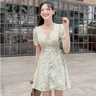Đầm CADIE - Đầm cổ tim đan eo