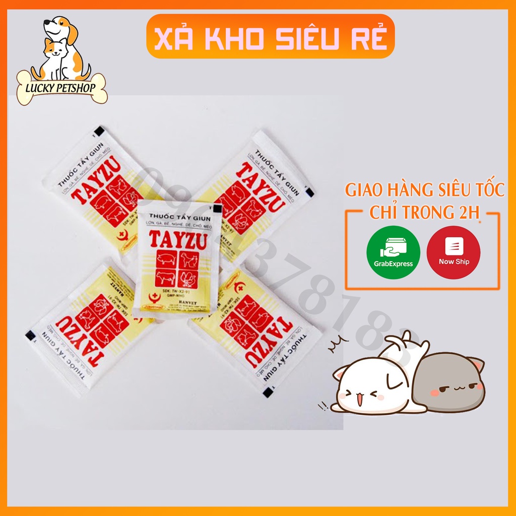 XỔ LÃI CHO CHÓ MÈO, GIA CẦM TAYZU