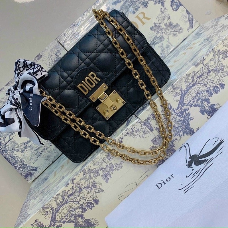 Túi Dior hoàng hậu size24 tặng kèm khăn hãng box đẹp-phukien.changshouse