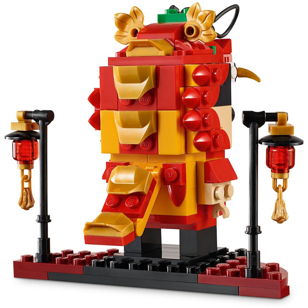 Đồ Chơi Lắp Ráp LEGO Brickheadz 40354 Anh Chàng Múa Rồng (170 chi tiết)