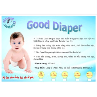 Good diaper bỉm quần gói 50 miếng combo 100 miếng