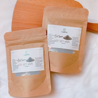 BỘT ĐẤT SÉT XÁM HANDMADE  (100GR)