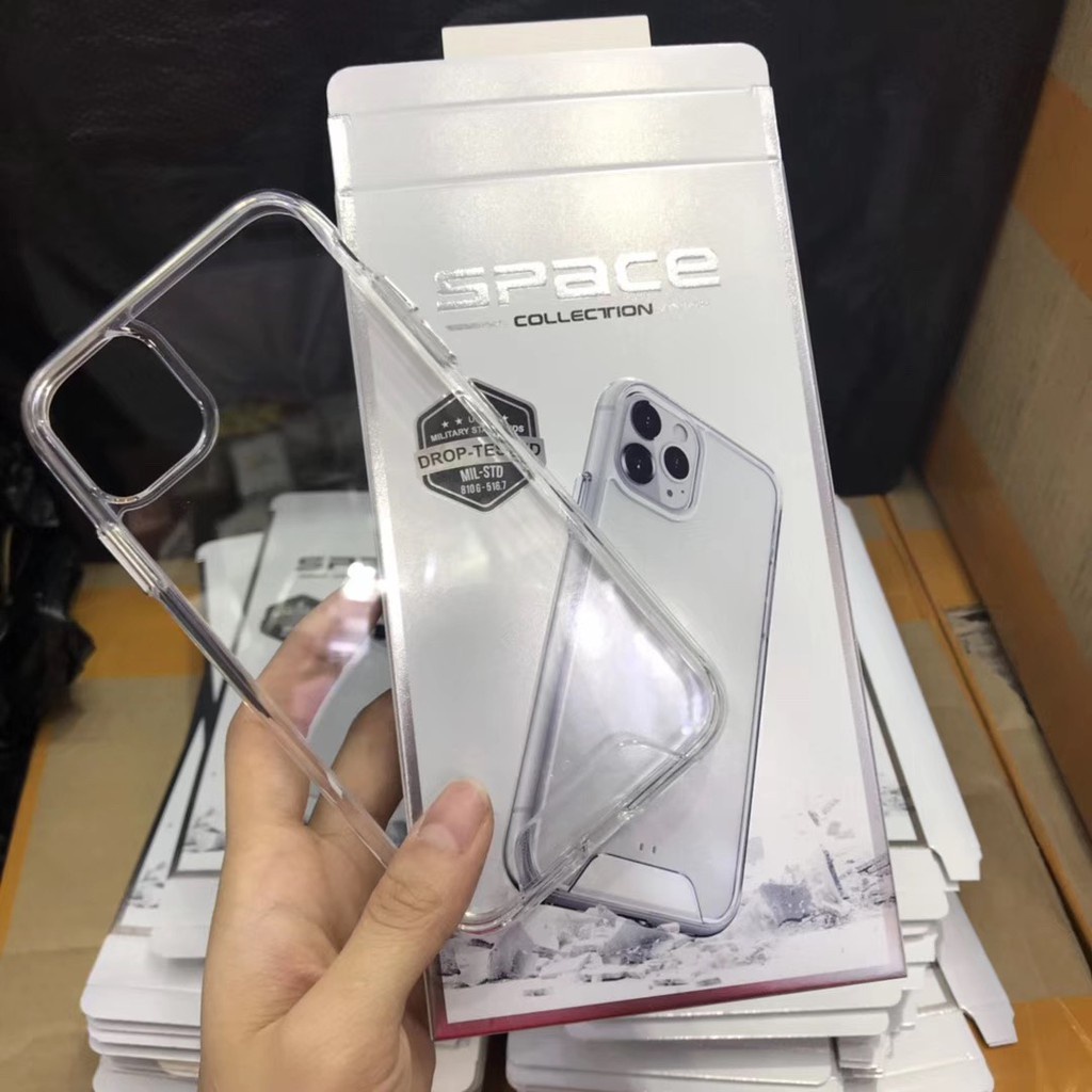 Ốp lưng iphone Trong Space viền dẻo chống sốc không ố màu iPhone 7plus/8plus/x/xs/xsmax/11/12/13/promax - BAOANNSHOP | BigBuy360 - bigbuy360.vn