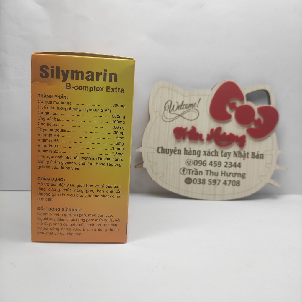 Silymarin B-Complex Extra Vàng - Hộp 100 Viên