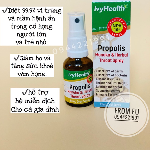 XỊT HỌNG DIỆT KHUẨN ÚC