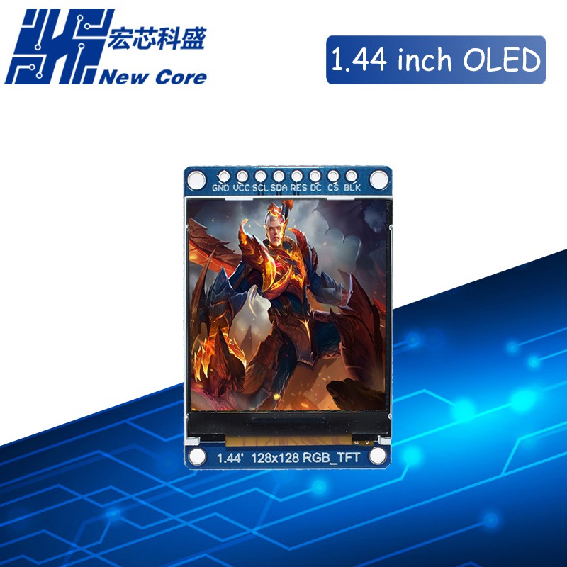 Mô Đun Màn Hình Lcd Oled St7735 3.3v 1.44 1.8 Inch 128x128 128x160 65k Spi | BigBuy360 - bigbuy360.vn