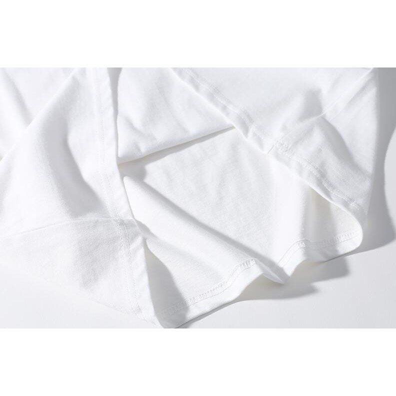 Áo Thun Cotton In Họa Tiết Và Chữ Off-White Tay Ngắn Chất Cho Nam Và Nữ