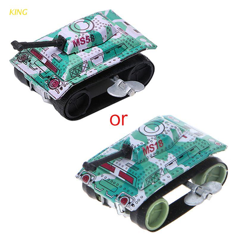 Đồ Chơi Xe Tăng Lên Dây Cót Bằng Thiếc Phong Cách Vintage Cho Trẻ Em