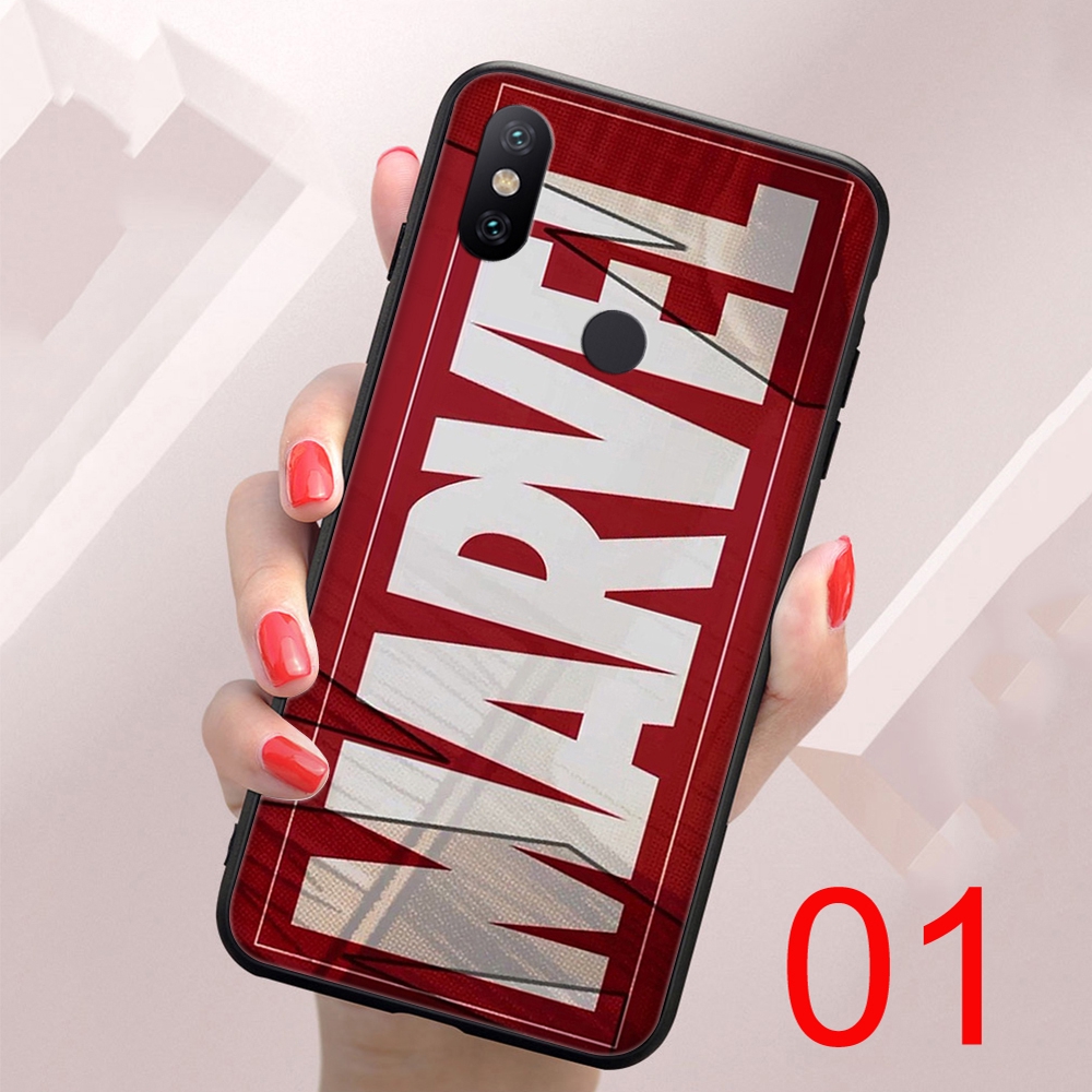 Ốp Lưng Mềm In Hình Truyện Tranh Marvel Cho Xiaomi Mi6 Mi8 Se A3 Pro A1 A2 Lite