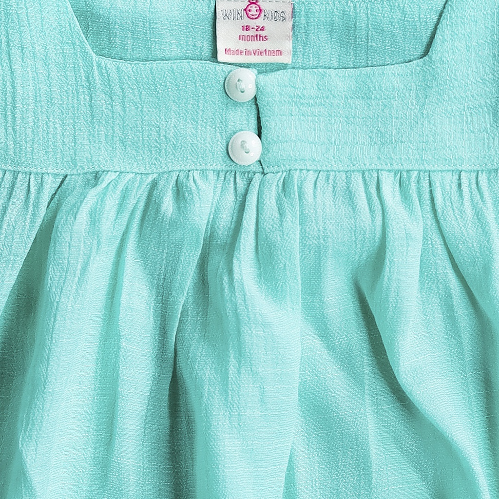 Áo bé gái cánh tiên babydoll vải cotton mềm mại bé từ 11-22kg WINKIDS Thời trang trẻ em