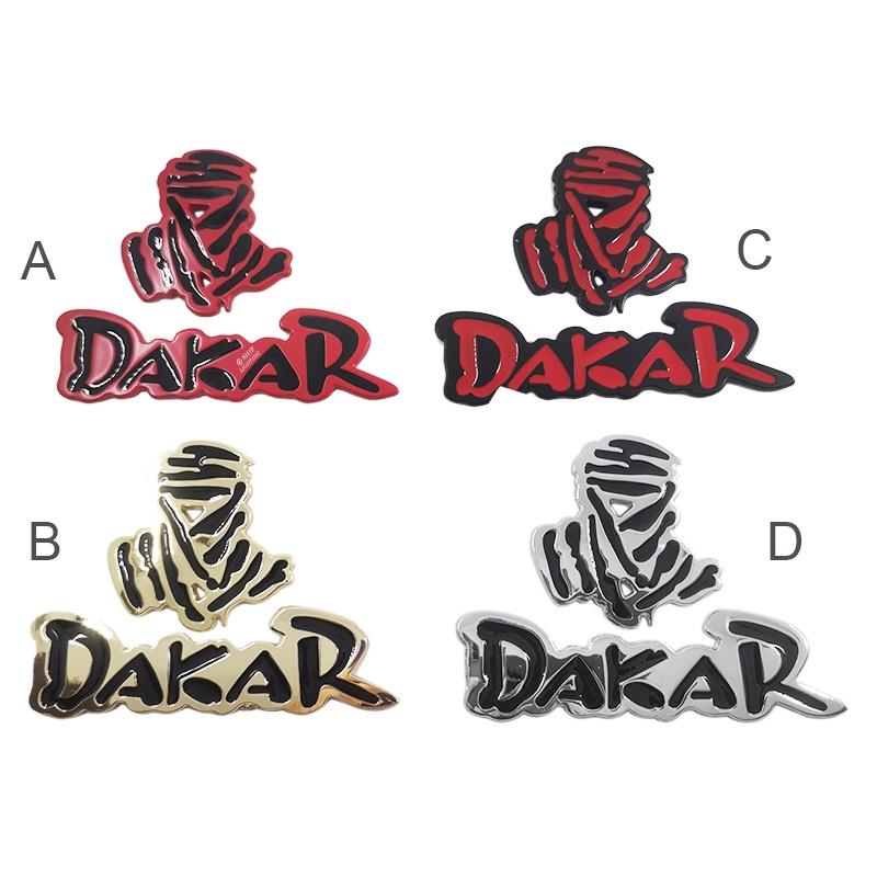 1 X Miếng Dán Kim Loại In Logo Dakar Rally Cho Xe Hơi Xe Jeep Xe Tải