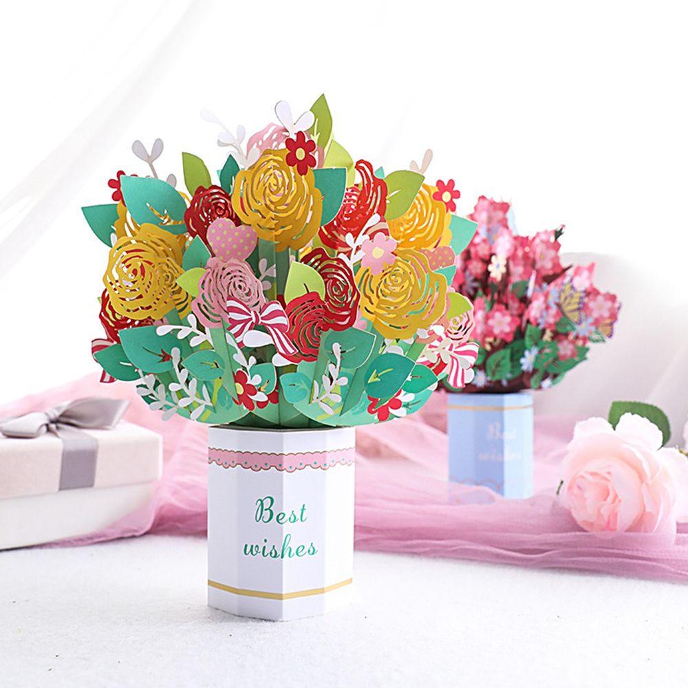 Thiệp Mời Đám Cưới Kèm Nhãn Dán Hình Hoa Dành Cho Tiệc Sinh Nhật