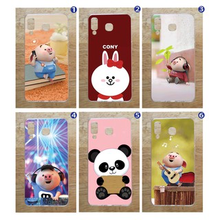 Ốp lưng Samsung A8 Star (Ốp Dẻo) - Hình Thỏ, Heo, Gấu Cực Dễ Thương