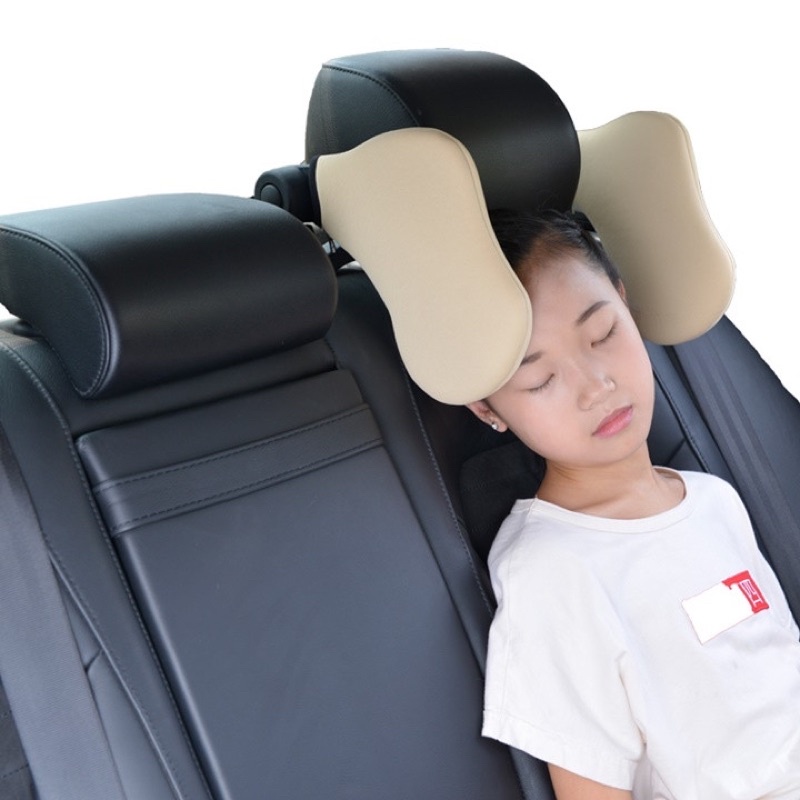 Gối tựa đầu, gối tựa cổ khi ngủ trên xe ô tô, thích hợp cho bé đi du lịch