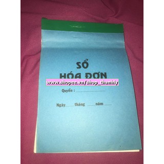 HÓA ĐƠN A6  - 1 CUỐN