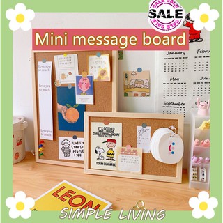 Bảng ghi lời nhắn mini khung bằng gỗ