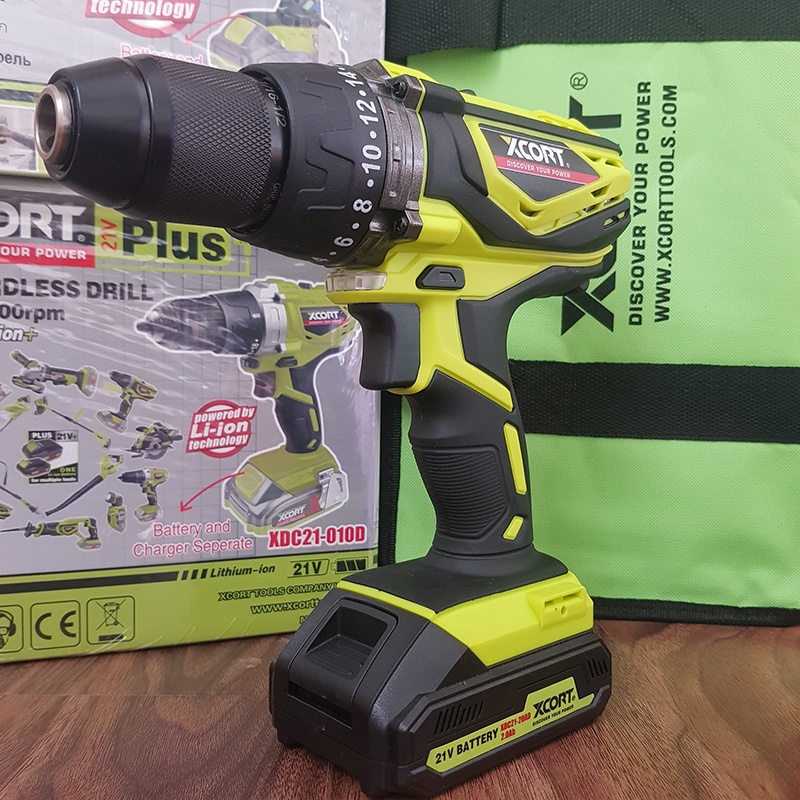 Máy khoan búa - Máy khoan dùng pin 38 NM XCORT