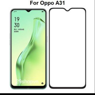 Kính Cường lực Oppo A31 2020 Full màn hình 9D full keo