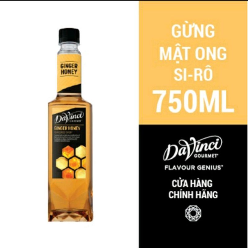 Syrup Davinci Ginger Honey  750ML