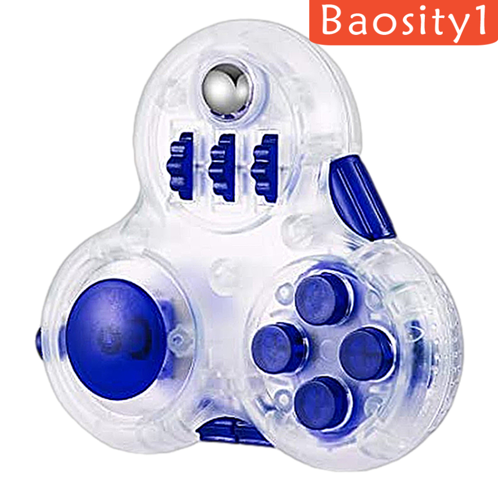 [BAOSITY1]Portable Fidget Pad Controller Anxiety Stress Reducer Hand Toy Durable Red
