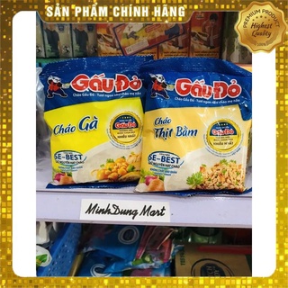 Cháo gấu đỏ vị gà/thịt bằm gói 50g
