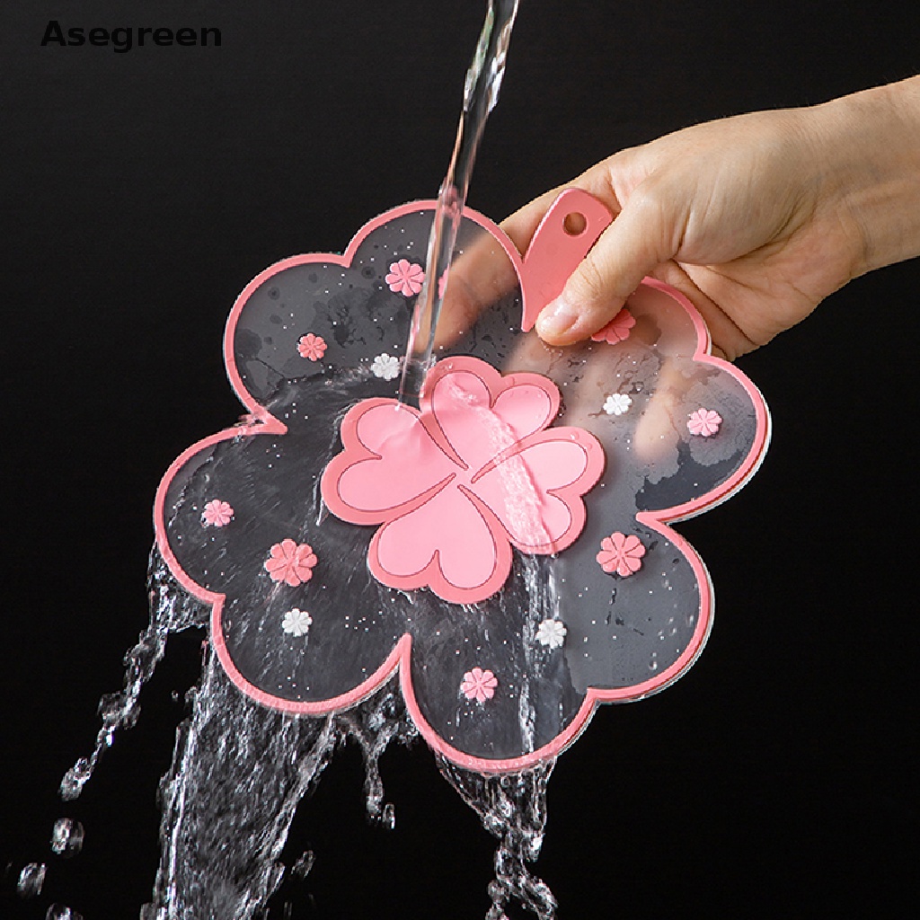 Tấm Lót Cốc Cách Nhiệt Hình Hoa Anh Đào Phong Cách Bắc Âu