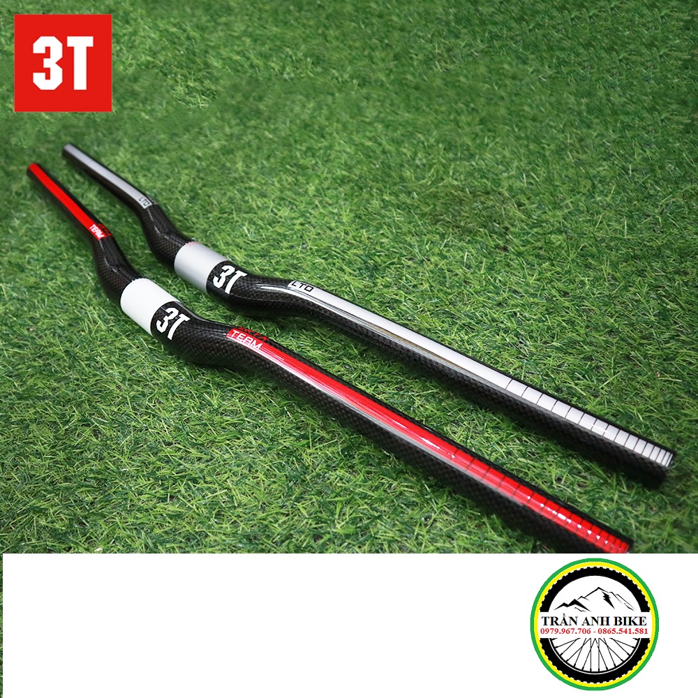 Ghi đông carbon xe đạp địa hình 3T 31.8mm x 720mm