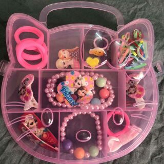 Hộp cột tóc, kẹp tóc Elsa, Kityy