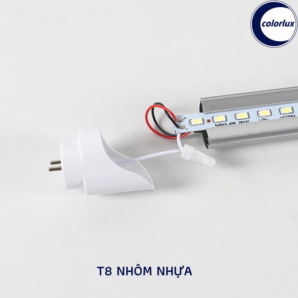 Combo 4 Bóng Đèn Led Tube T8 Nhôm Nhựa - Thủy Tinh Colorlux Siêu Sáng, Siêu Bền | BigBuy360 - bigbuy360.vn