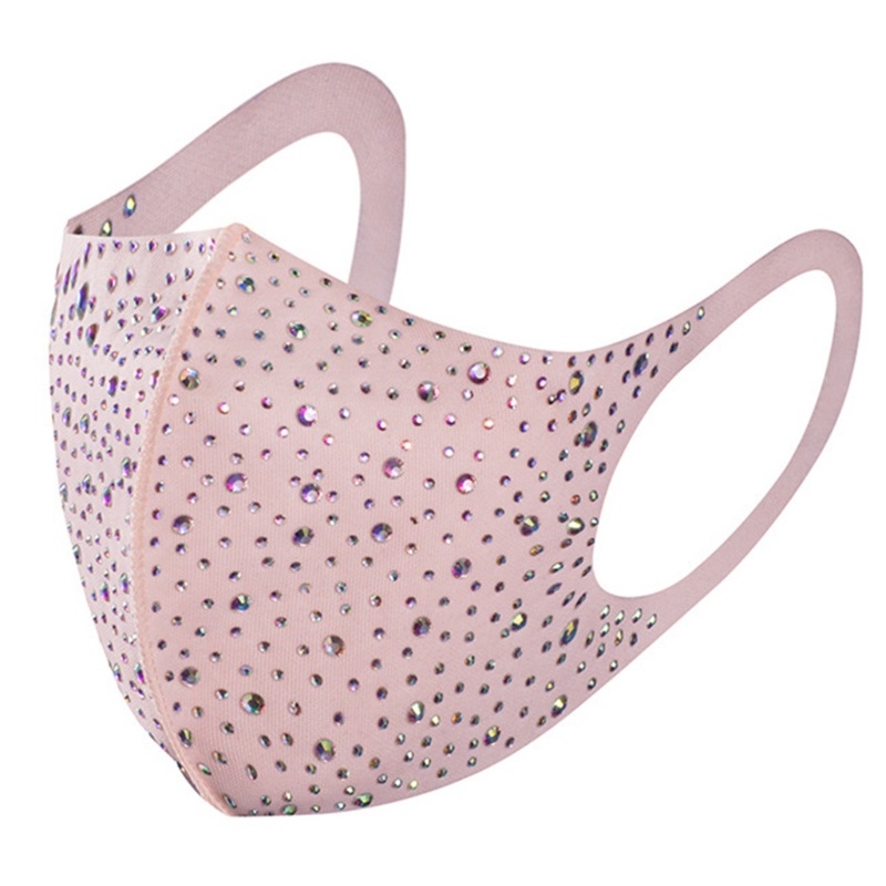 Khẩu Trang Đính Đá Lấp Lánh Dành Cho Nam Và Nữ