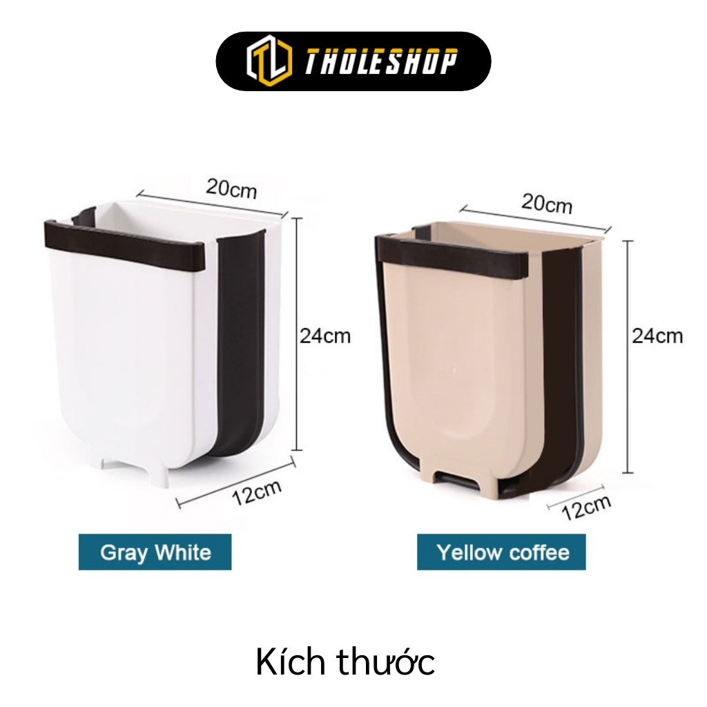 Thùng Rác Treo Nhà Bếp - Thùng Rác Gấp Gọn Treo Cánh Cửa Tủ Bếp, Xe Hơi Tiện Dụng 9184