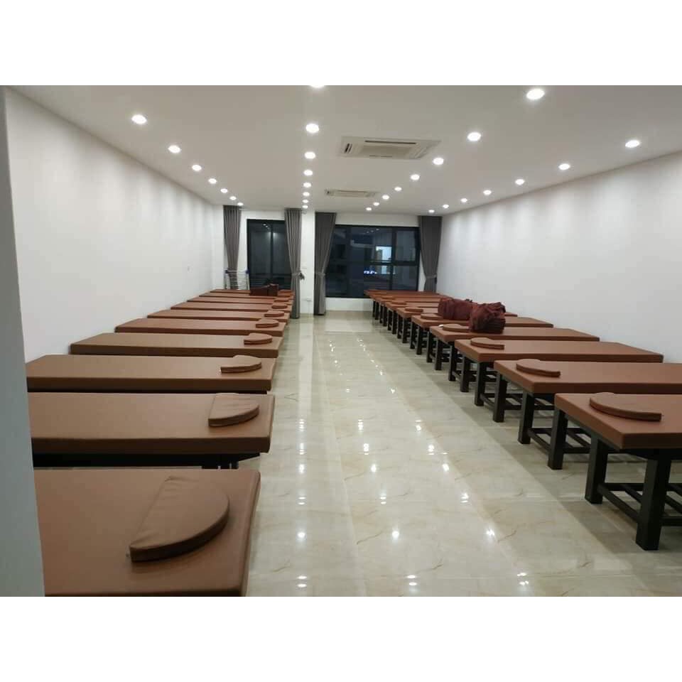 Giường gỗ spa, giường massage chân gỗ thịt kích thước 180 x 70 x 70 cm cho spa, thẩm mỹ viện có đặt các mẫu riêng