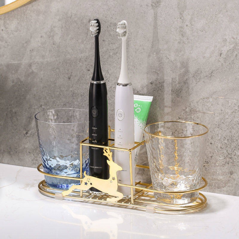 kệ lò vi sóngđời Giá đỡ cốc đựng bàn chải đánh răng đơn giản | BigBuy360 - bigbuy360.vn