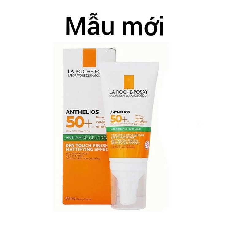 Kem chống nắng La Roche Posay Anthelios XL Gel SPF 50+ Vạch Xanh cho da dầu