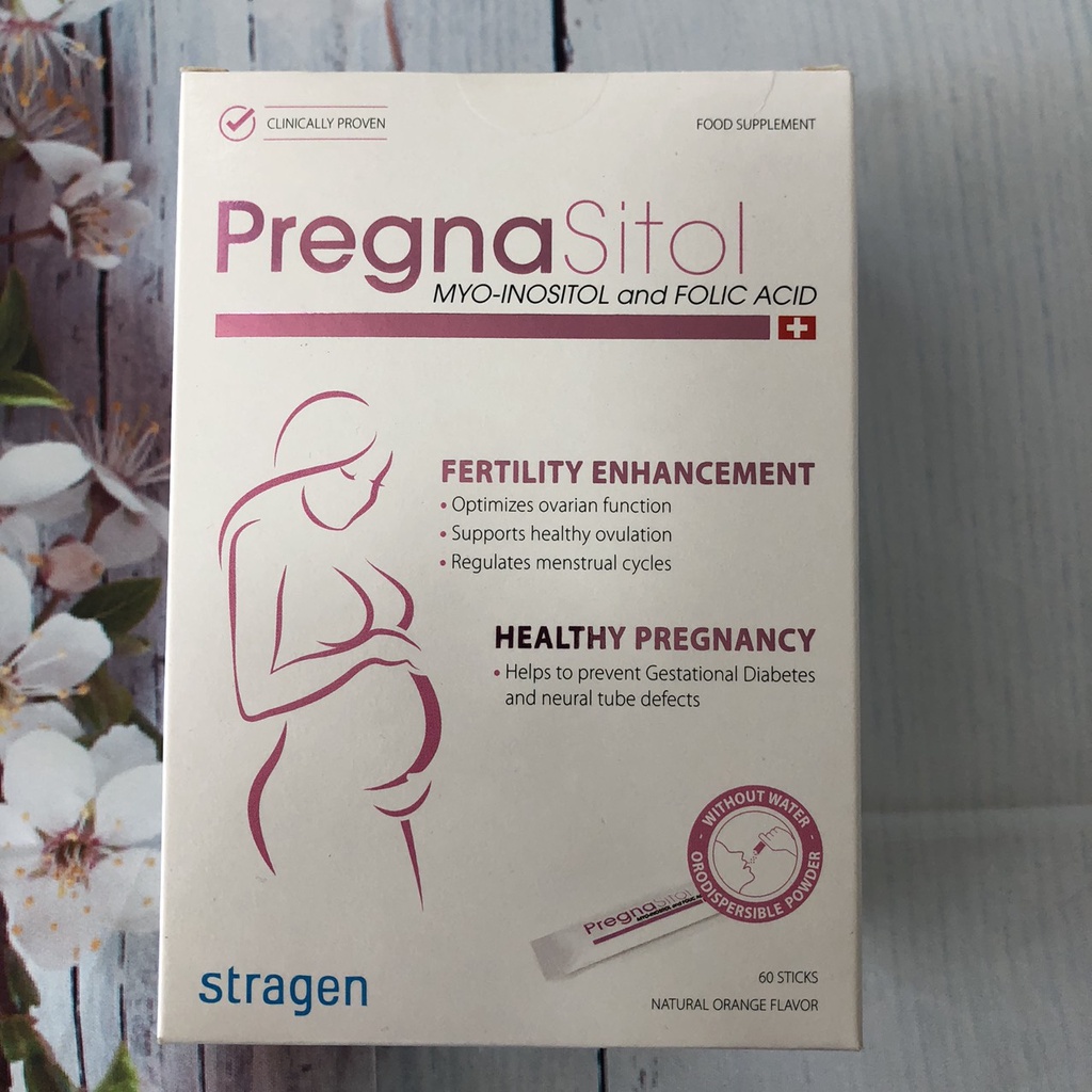 Pregnasitol hộp 60 gói hỗ trợ cải thiện Buồng trứng đa nang